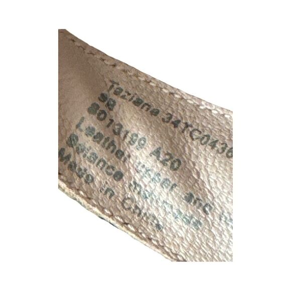 Taryn Rose Taziana Leopard Print Thong Sandals - Picture 8 of 8